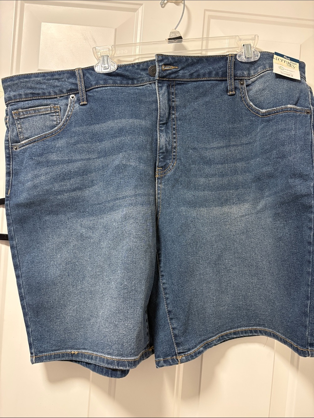 Classic Blue Denim Men’s Shorts